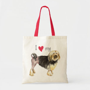 I Love my Lowchen Tote Bag