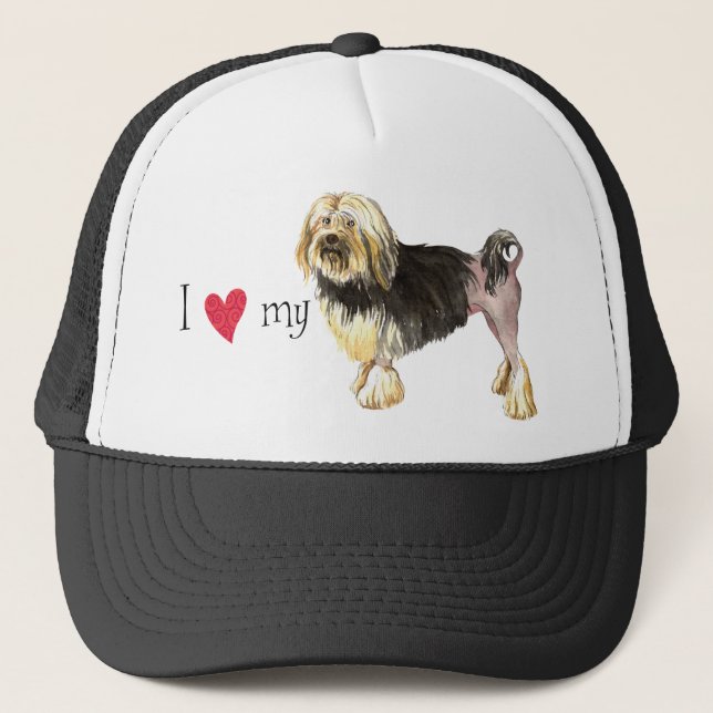 I Love my Lowchen Trucker Hat (Front)