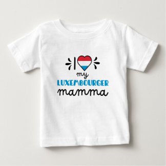 I Love My Luxembourger Mamma cute Baby T-Shirt