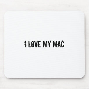 I Love My Mac-Mousepad Mouse Mat