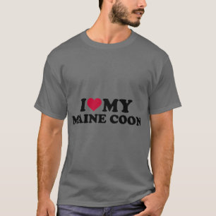 I love my Maine coon cat boy friends T-Shirt