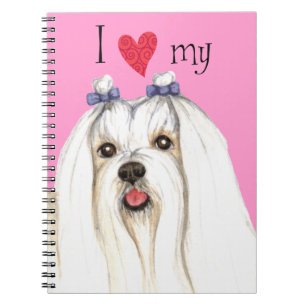 I Love my Maltese Notebook
