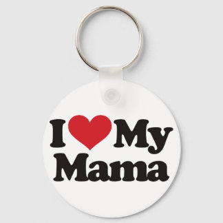 I Love My Mama Key Ring