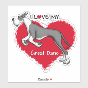 I Love my Mantle Great Dane