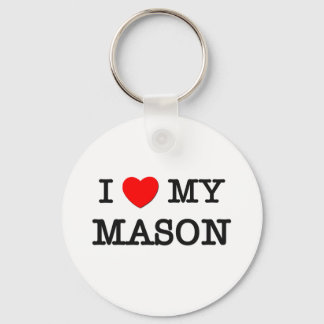 I Love My MASON Key Ring