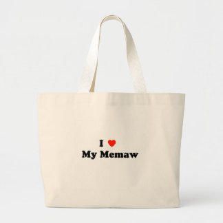 I Love My Memaw Tote Bag
