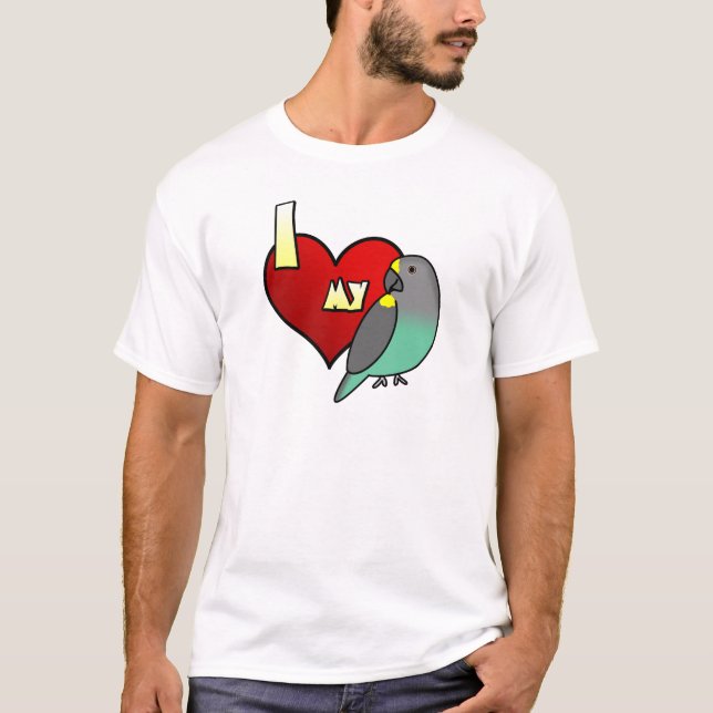 I Love my Meyers Parrot TShirt (Front)
