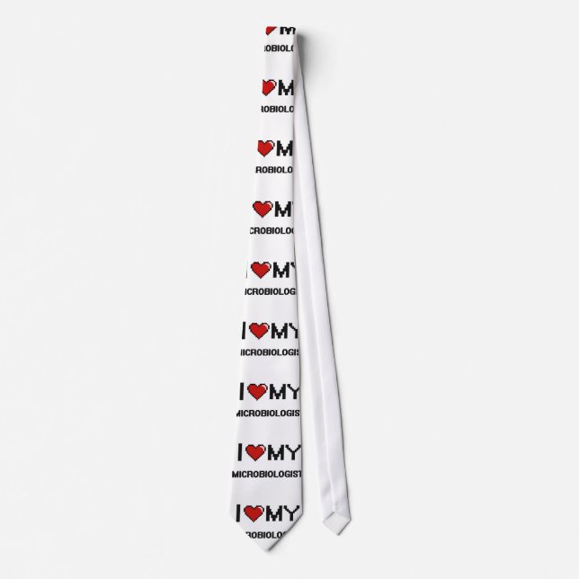 I love my Microbiologist Tie (Front)