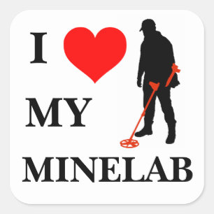 I love my Minelab decal sticker