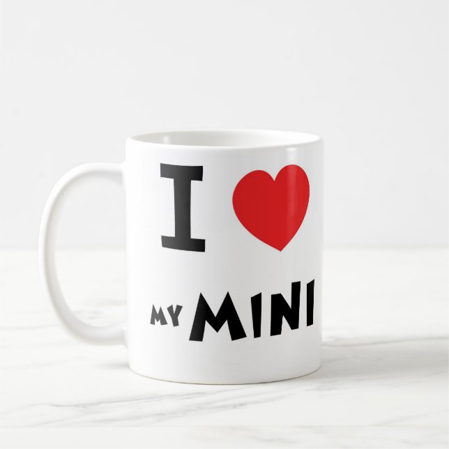 I love my mini coffee mug (Left)