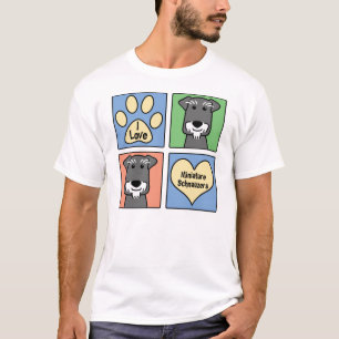 I Love My Miniature Schnauzer T-Shirt