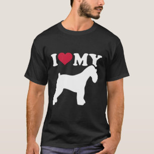 I Love My Miniature Schnauzer T-Shirt