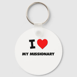 I Love My Missionary Key Ring