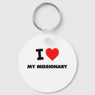 I Love My Missionary Key Ring