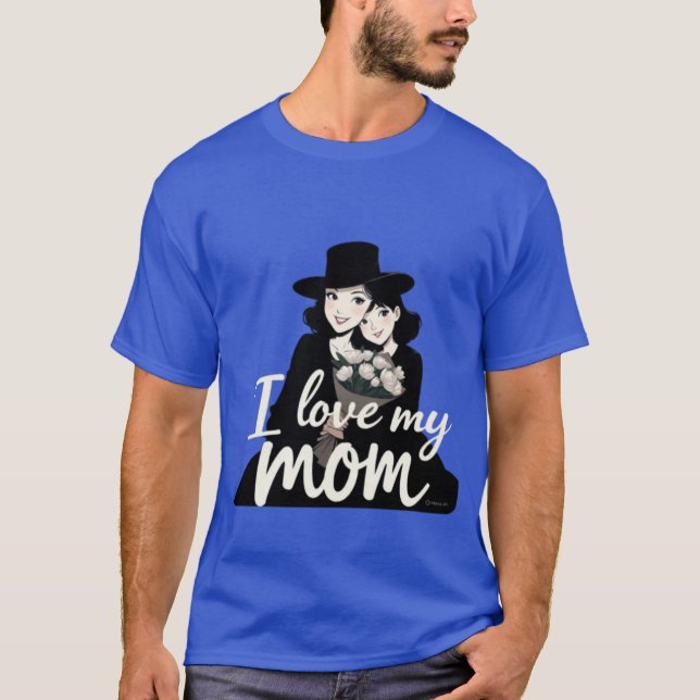 I love my mom boy T-Shirt (Front)