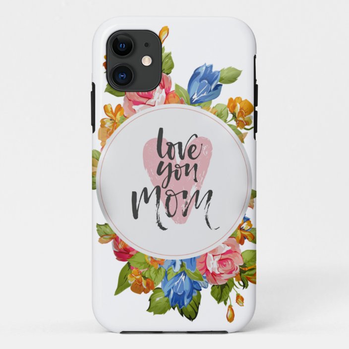 I love my mom CaseMate iPhone case Zazzle.co.uk