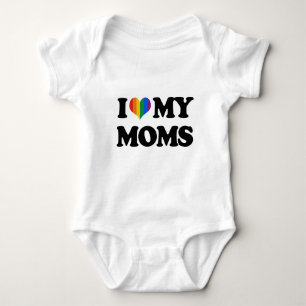 I LOVE MY MOMS BABY BODYSUIT
