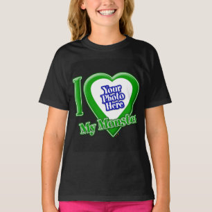 I Love My Monster With Your Photo T-Shirt