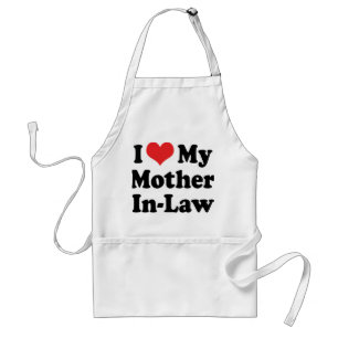 I Love My Mother-In-Law Standard Apron