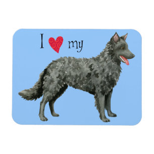 I Love my Mudi Magnet