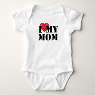 I Love My Mum Baby Bodysuit
