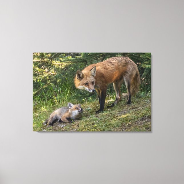 I Love My Mum Canvas Print (Front)