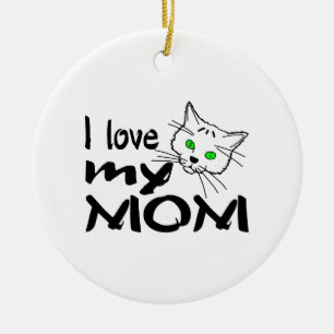 I Love My Mum Ceramic Tree Decoration