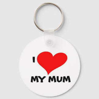 I LOVE MY MUM KEY RING