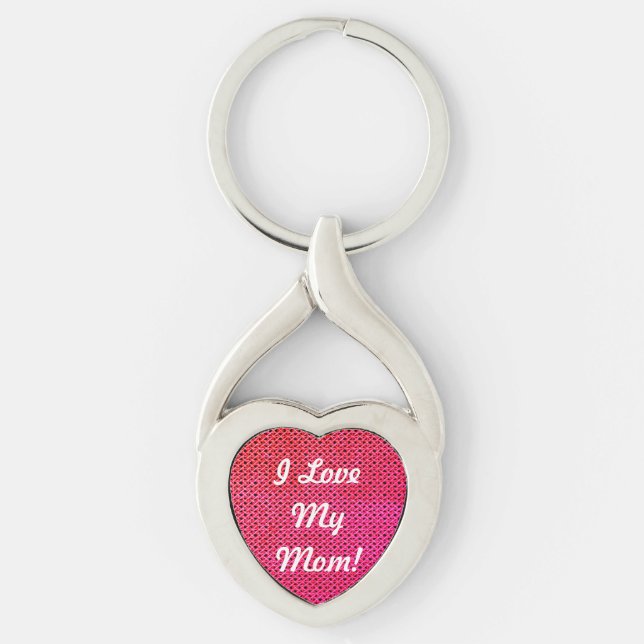 I Love My Mum Key Ring (Front)