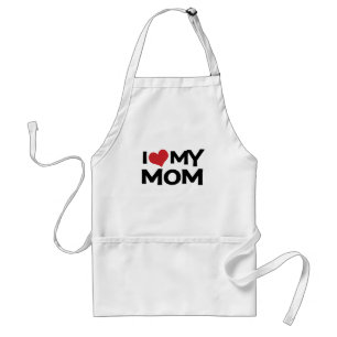 I Love My Mum Mother's Day Apron