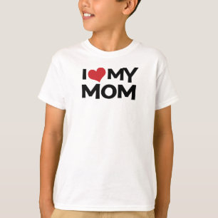I Love My Mum Mother's Day Kids T-Shirt