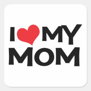 I Love My Mum Mother's Day Sticker