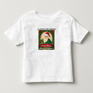 I Love My Mum - Santa Christmas T-Shirt