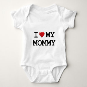 I Love My Mummy Baby Bodysuit