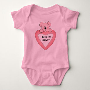 I Love My Mummy baby Bodysuit