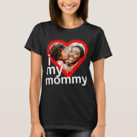 I Love My Mummy Happy Mother's Day Heart Photo