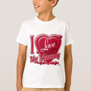 I Love My Mummy red - heart T-Shirt