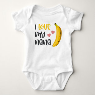 I Love My Nana Baby Bodysuit
