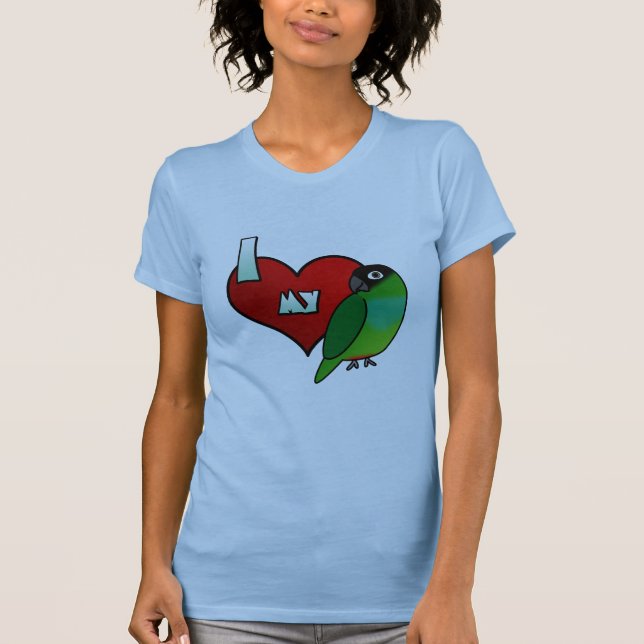 I Love my Nanday Conure T-Shirt (Front)
