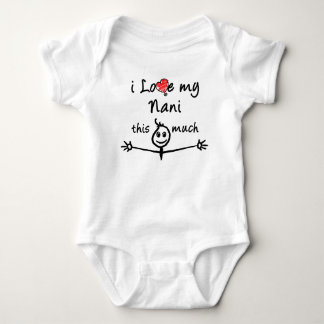 I love my Nani! (Grandma) Baby Bodysuit