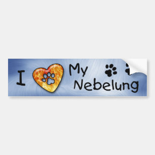 I Love My Nebelung Bumper Sticker