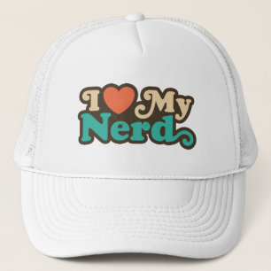 I Love My Nerd Trucker Hat