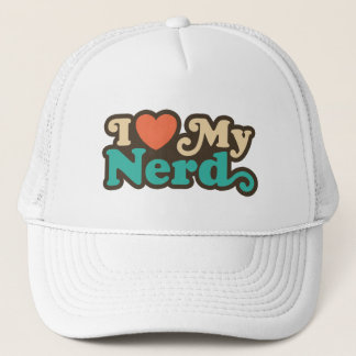 I Love My Nerd Trucker Hat