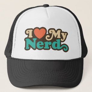 I Love My Nerd Trucker Hat