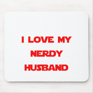 I Love My Nerdy Husband Mouse Mat
