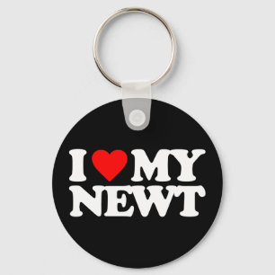 I LOVE MY NEWT KEY RING