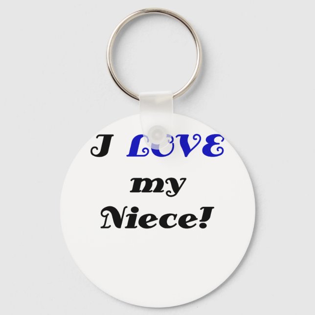I Love my Niece Key Ring (Front)