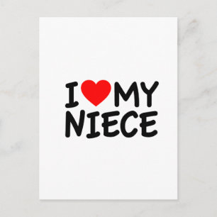 I love my Niece Postcard