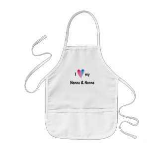 I Love My Nonna and Nonno Apron