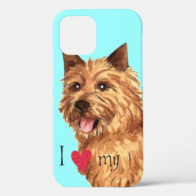 I Love my Norwich Terrier Case-Mate iPhone Case (Back)